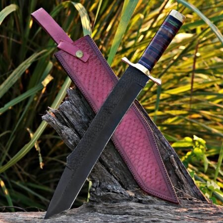 19″ Black Oxide Steel Machete – Wood Handle