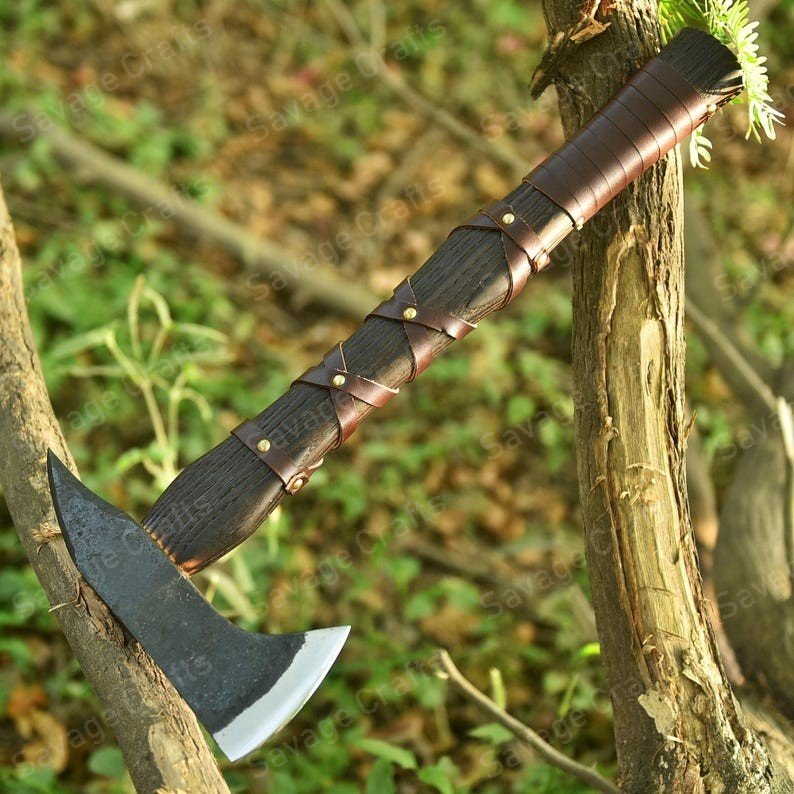 20″ Carbon Steel Viking Axe – Ashwood Handle