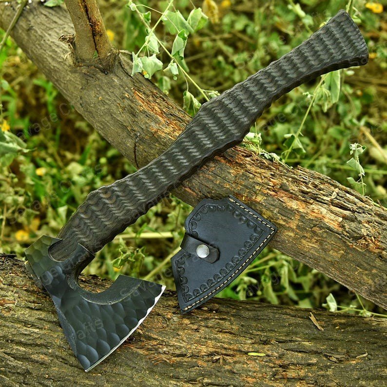 18″ Carbon Steel Viking Axe – Wood Handle